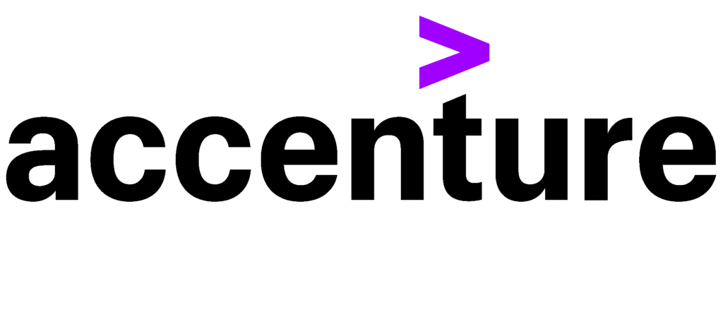 Accenture logo svart lilla