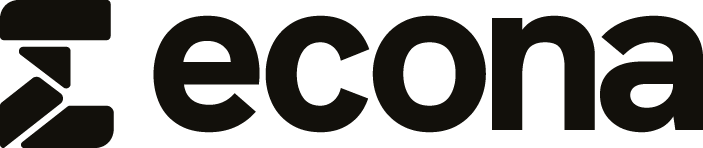 Econa logo svart