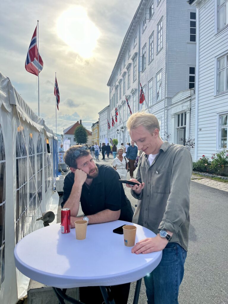 Øyvind Bryhn Pettersen under Arendalsuka
