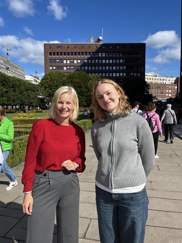 Sigrun Aasland og Maud Alfstad Bjørgum